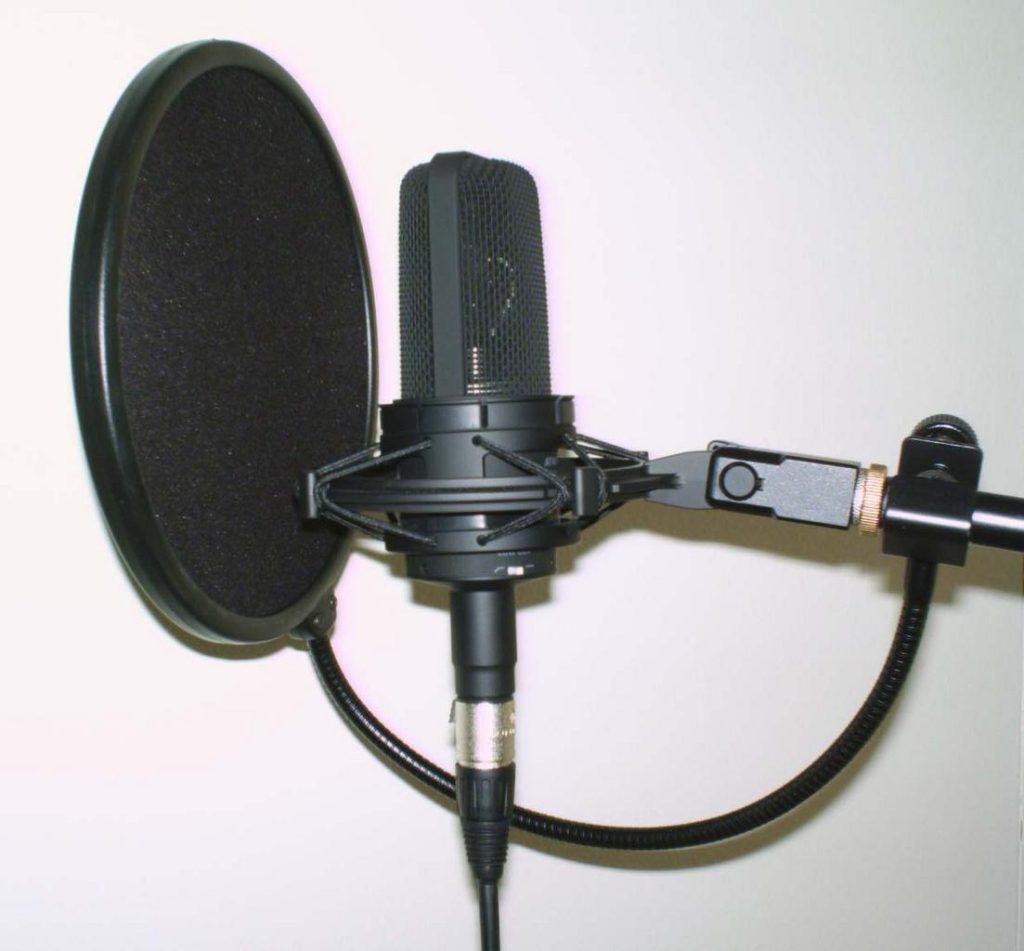 Picture video recording equipment microphone and boom